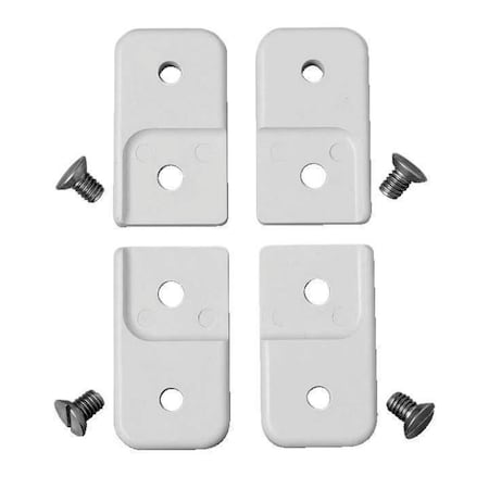 Wiegmann Mounting Foot Kit, Inline/Slimline Series of enclosures Fiberglass HW-N4XMTGFTKIT